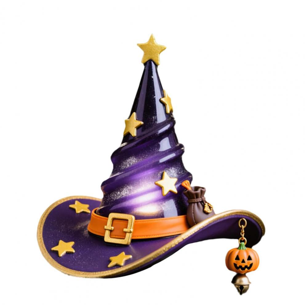 Led Night Lamp Spooky Witch Hat Night Light Set for Halloween Party Decor Led Ornament Trio for Fun Festive Atmosphere Spooky