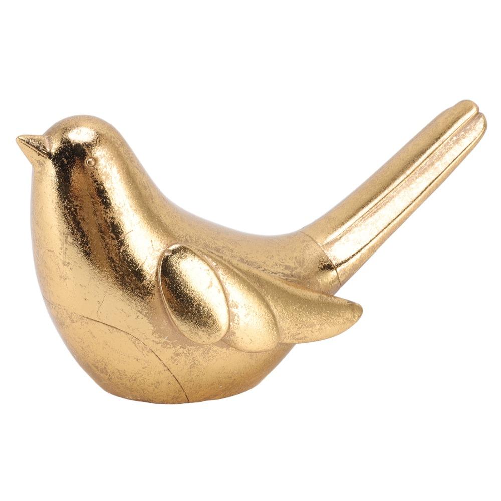 Resin Gold Bird Tabletop Decorative Ornament  TV Cabinet Desktop Decor