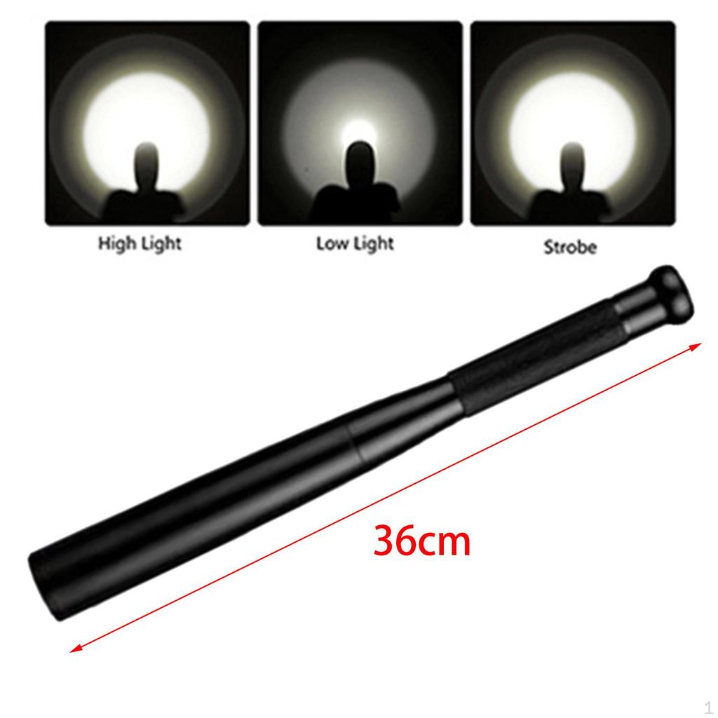 LED Flashlight Sturdy Waterproof Equipment for Outdoor Backpacking Emergency 2.2cmx3.3cmx31cm