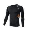 Men's Thermal Long Sleeve Elastic Training Tights for Autumn/Winter - Running, Basketball, Outdoor Fitness.