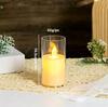 Acrylic Charging LED Electronic Candle Lamp Smokeless Candle for Wedding Atmosphere Lighting Festival Party Concert Decoration