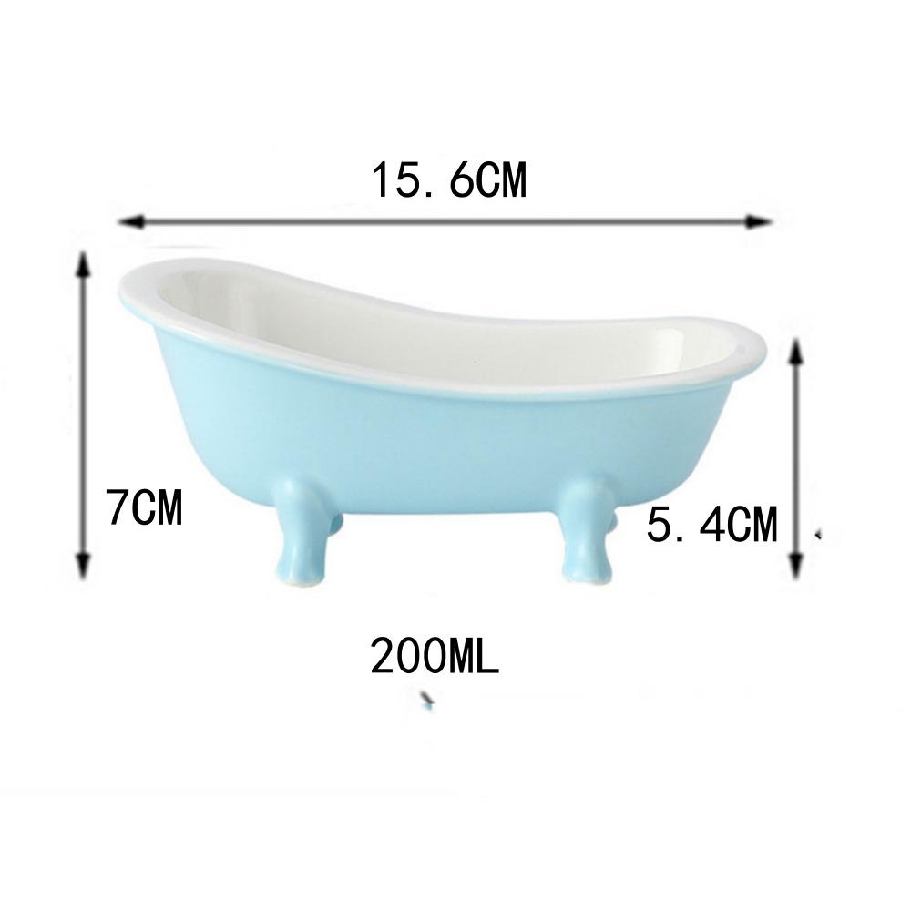 Ceramic Mini Bathtub Bowl for Ice Cream Dessert Porcelain Mixing Bowl Seasoning Dish Tiki Cocktail  Cups