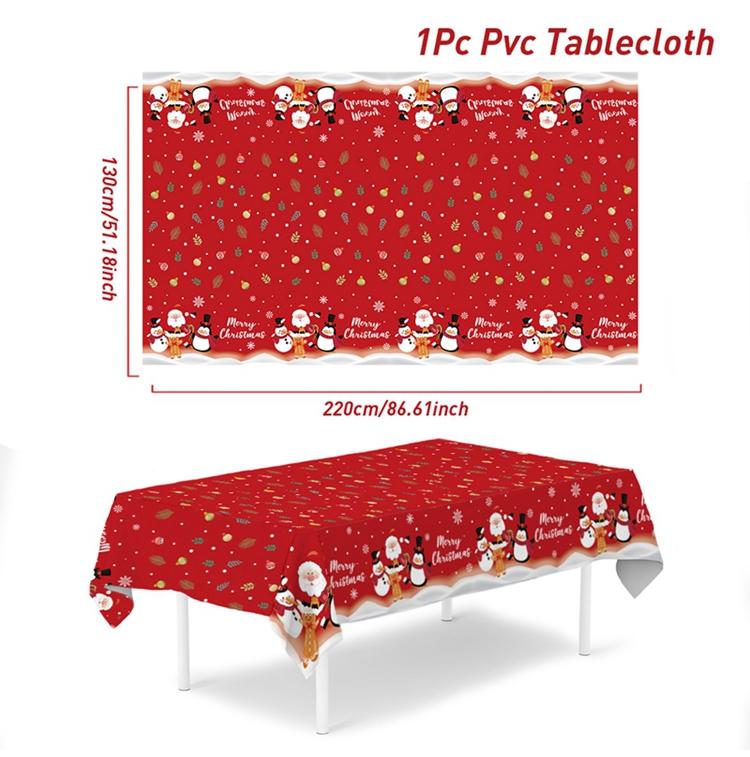 Christmas Tablecloth Merry Christmas Decorations For Home 2025 Navidad Noel Kerst Xmas Table Decor Gifts New Year 2026 Natal
