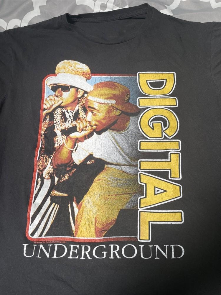 Digital Underground Black Cotton Shirt Full size s5XL Unisex T487 Unisex T-Shirt M