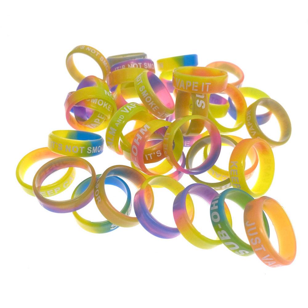 NEW 20/50Pcs Silicone Anti-skid Rod Ring Silicone Stopper Rubber Ring Fishing Rod Handle Protective Case Fishing Accessories
