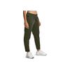 Under Armour Unstoppable Solid Color Elastic Waist Straight-Leg Knit Sports Pants Women Bottoms Green 1379769-390