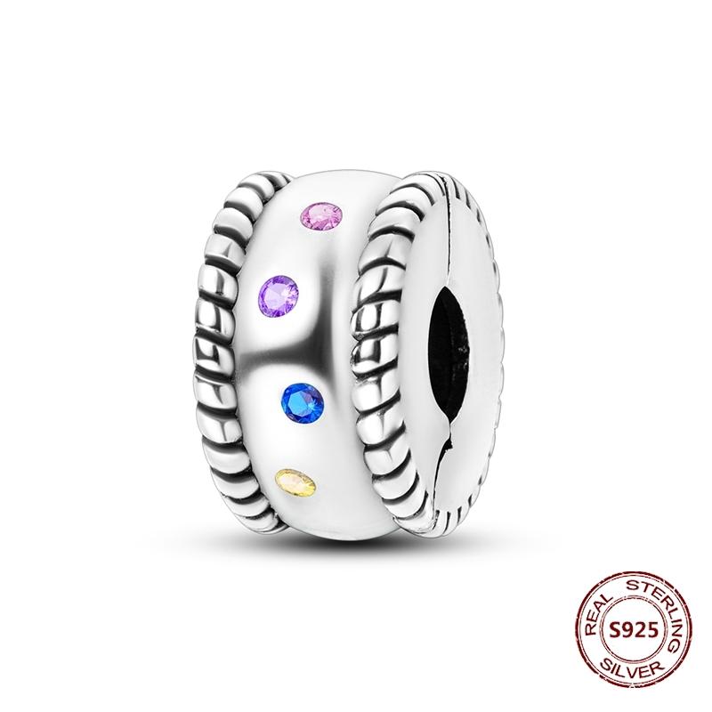 Copper Buckle Copper Charm Blue Star Moon Bead Butterfly Suitable For Original Bracelet Zircon Fine Diy Jewelry