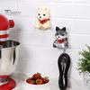 Nail Free Socket Hanger Puppy Power Outlet Hook, Self Adhesive Wall Mounted Cord Organizer, Resin Cute Decor for Wires Cable Management Holder