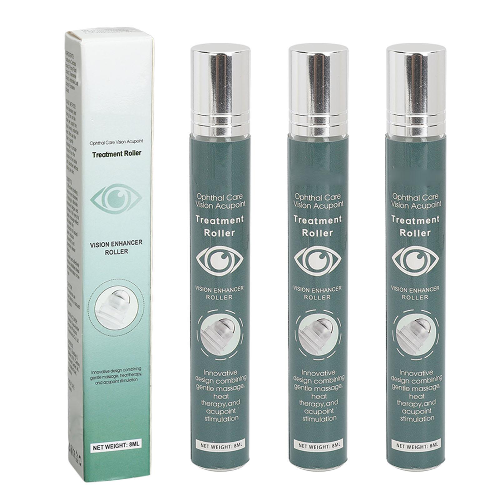 

Массажный ролик для улучшения зрения Уменьшает сухость Усталость Ясность глаз Улучшающий ролик 8 мл Сыворотка-ролик для глаз Ролик для улучшения зрения