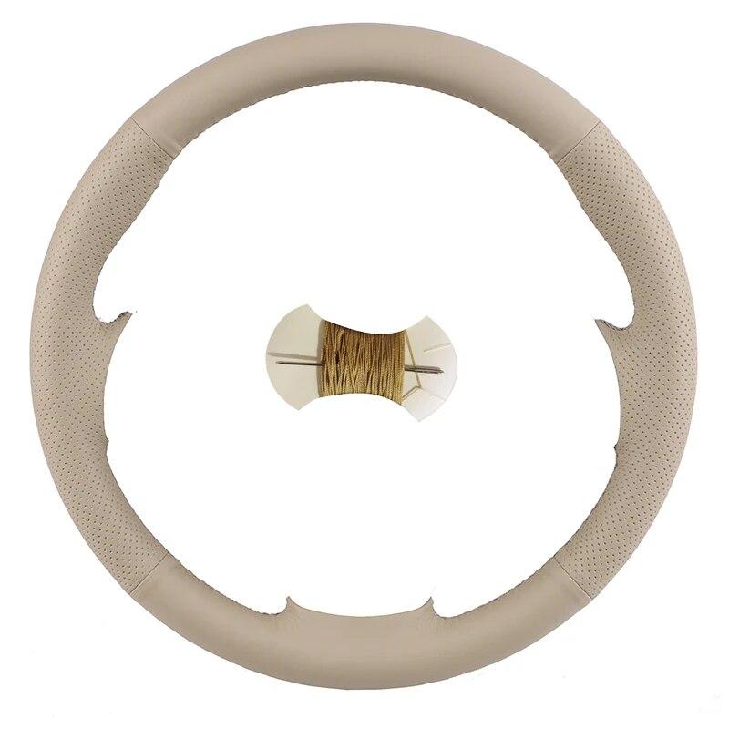 Hand-stitched Artificial Leather Car Steering Wheel Cover For Toyota Vios Corolla Mark 2 for Lexus GS43 Steering Wheel Braid