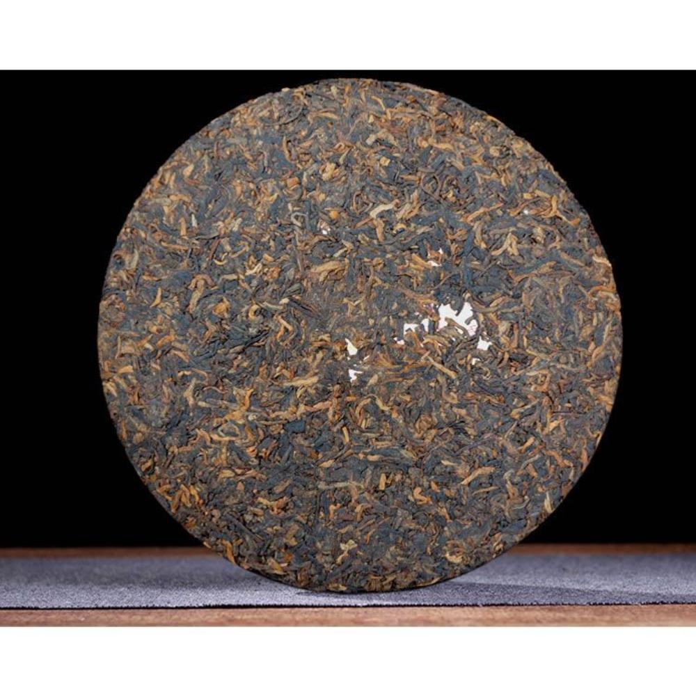 Ripe Pu'er Tea Imperial Yunnan Menghai Brown Mountain Yiwu 357g Cake