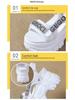 Korean Style Rhinestone Platform Velcro Sandals - 2024 Summer Collection