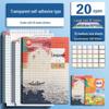 Waterproof Self-Adhesive Transparent Book Cover Stickers for Third Grade Primary School Students (2026)