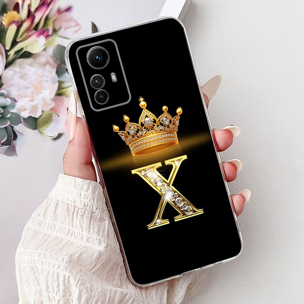 Cute ABC Letters Case For Xiaomi Redmi Note 12S Case Soft Silicone Phone Cover For Redmi Note 12S Note12S 2023 Cases Fundas