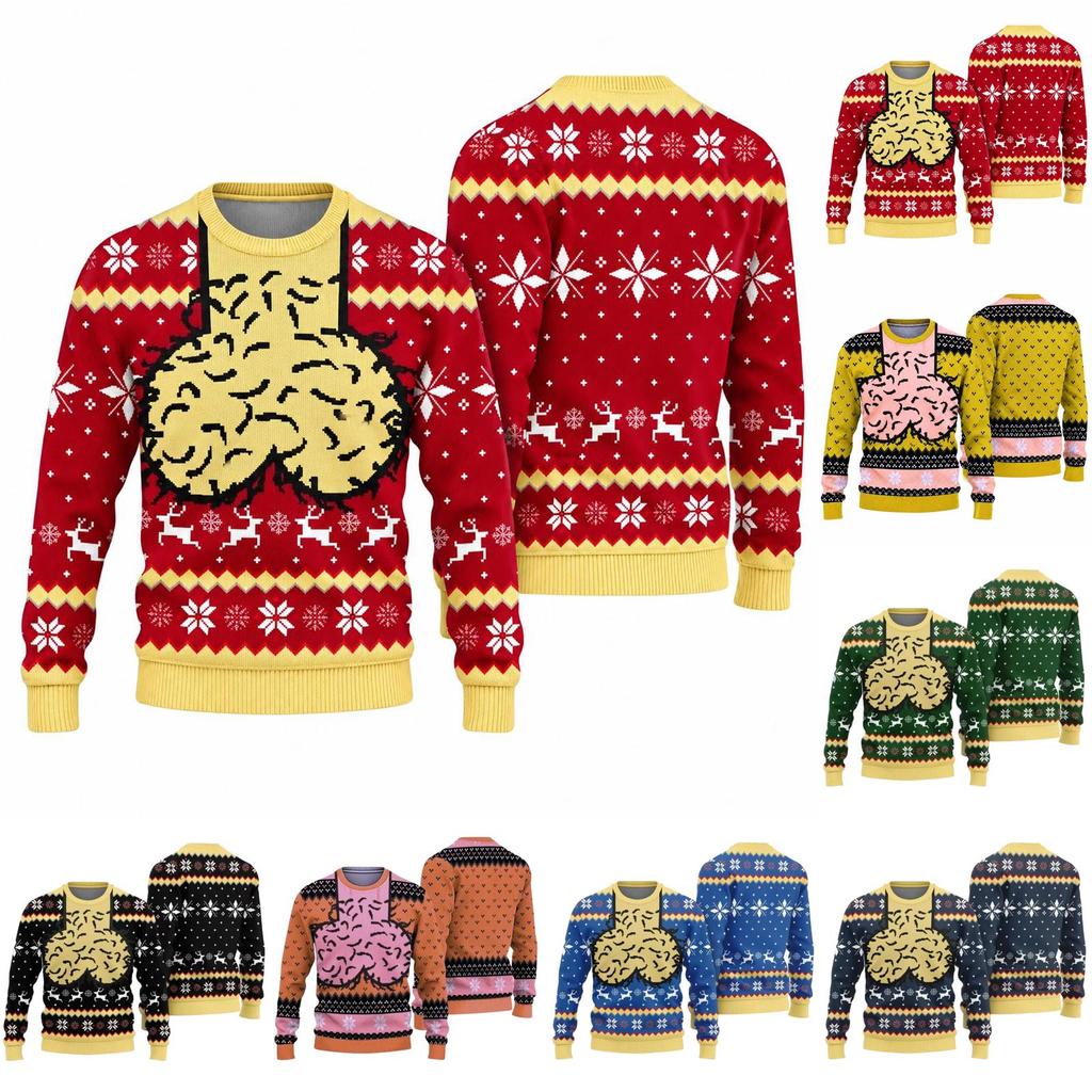 Unisex Funny Christmas Long Sleeve Shirt for Holiday Party Wear and Casual Everyday Outfits