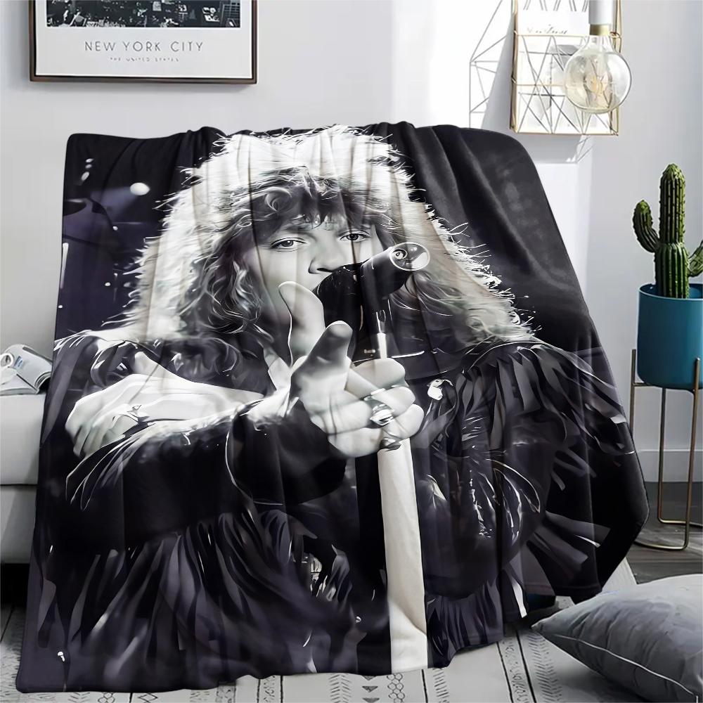 1pz Coperta in Flanella con Stampa di John Francis Bongiovi Jr, Alta Qualità per Tutte le Stagioni, Arredamento per la Casa, Calore e Comfort, Perfetta per Regali di Natale