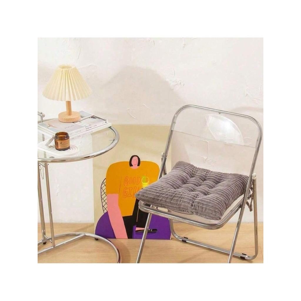 Thick corduroy square cushion, suitable for living rooms, bedrooms, and offices