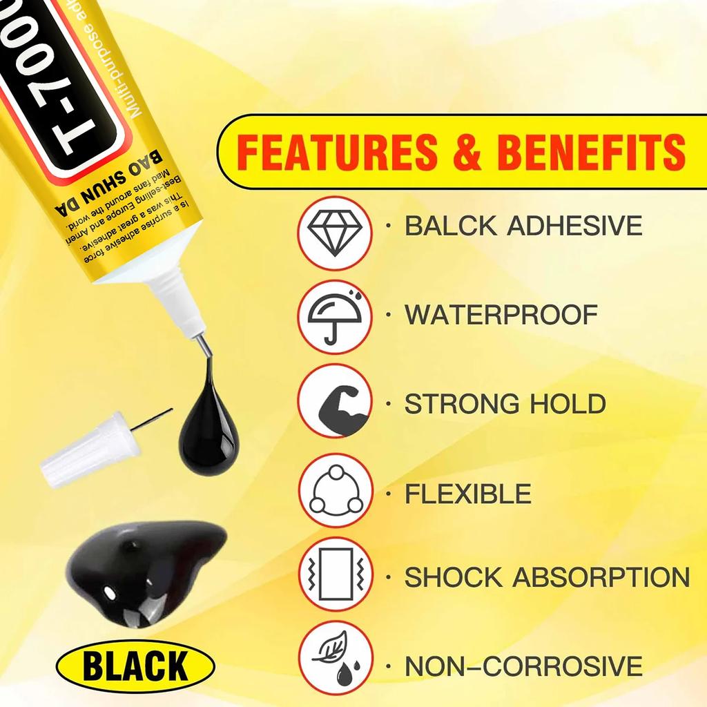B7000/T7000 Universal Glue for Mobile Phones (15/110g) Epoxy Resin Glue (Suitable for Metal, Plastic, Glass Screen Repair and Splicing) Waterproof 