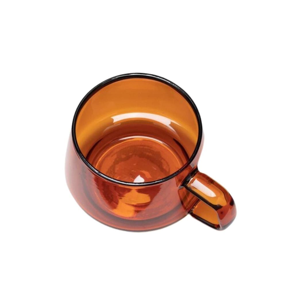 KINTO SEPIA Cup 270ml Amber Glass Microwave and Dishwasher Safe Gift Present 21740 Heat-Resistant