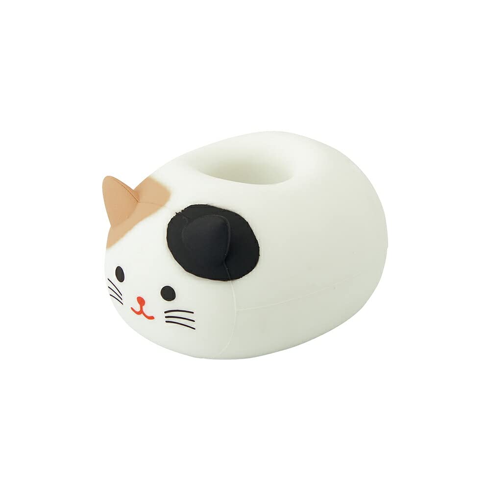 LIHIT LAB Punilabo Lying Down Pen Calico Cat of Stand, A-7806-7 [Set 3]