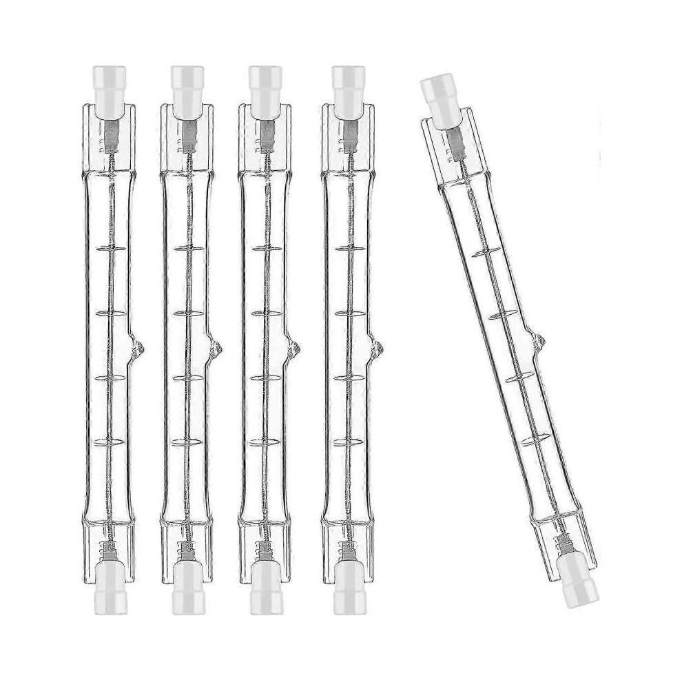 Zestaw 5 żarówek halogenowych R7s 118mm 200W 230V ściemnialnych Halogenowe lampy prętowe