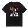 Misfits Tryck Grafisk T-shirt Vintage Rockband Design Kortärmad Rundhalsad T-shirt Sommar Casual För Musikfan Harajuku T-shirt