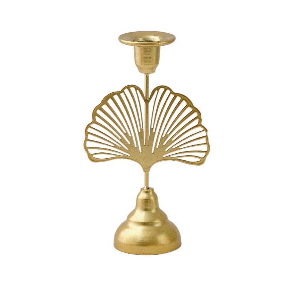 Luxury Butterfly Candle Holder Unique Iron Aromatherapy Rack Leaf Candlestick Stand  Home Decor