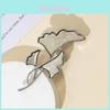 Alloy Shell Leaf Shape Brooch Pendant With Two Way Function For Fashion Accessories