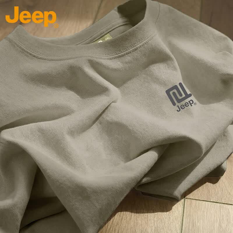 JEEP Men s Casual Cotton Round Neck Short Sleeve T-Shirt 2XL