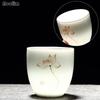 Porcelain Teacup – Hand-Painted Kung Fu Tea Cup for Puer & Green Tea