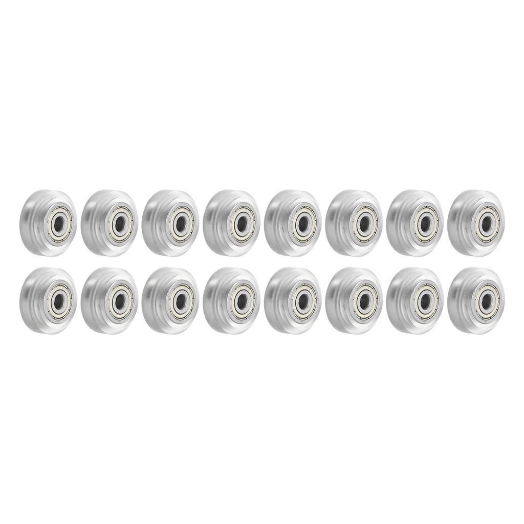 48PCS 3D Printer Pulley Wheel Set Stable Low Friction POM Precise Steel Pulley Set for Printing