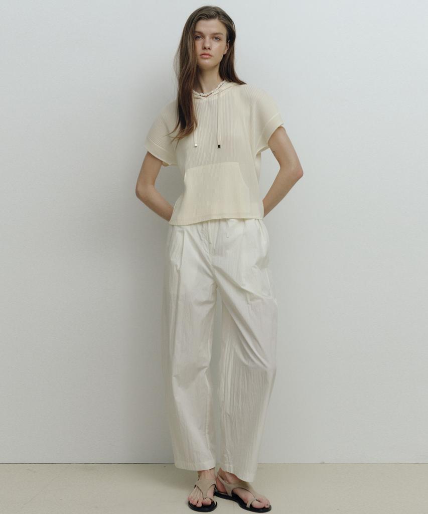 Sellebsyabedisyeon 26Ss Summer Curved Elastic Waist Pants (1 Type)