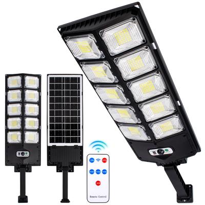 Solar Street Light, LED Solar Light [New Model, Energy-Saving] Outdoor Lighting, Security Light, IP67 Waterproof, Motion Sensor, 3 Intelligent Modes,
