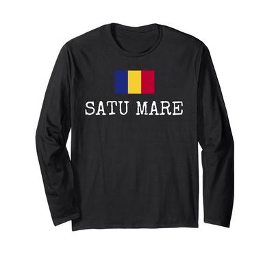Satu Mare Romanian Country Family Travel Romania Travel Men's Long Sleeve T-Shirt
