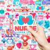 50 Nurse Doctor Graffiti Stickers Love Cross Thermometer Stethoscope Element Decorative Stickers