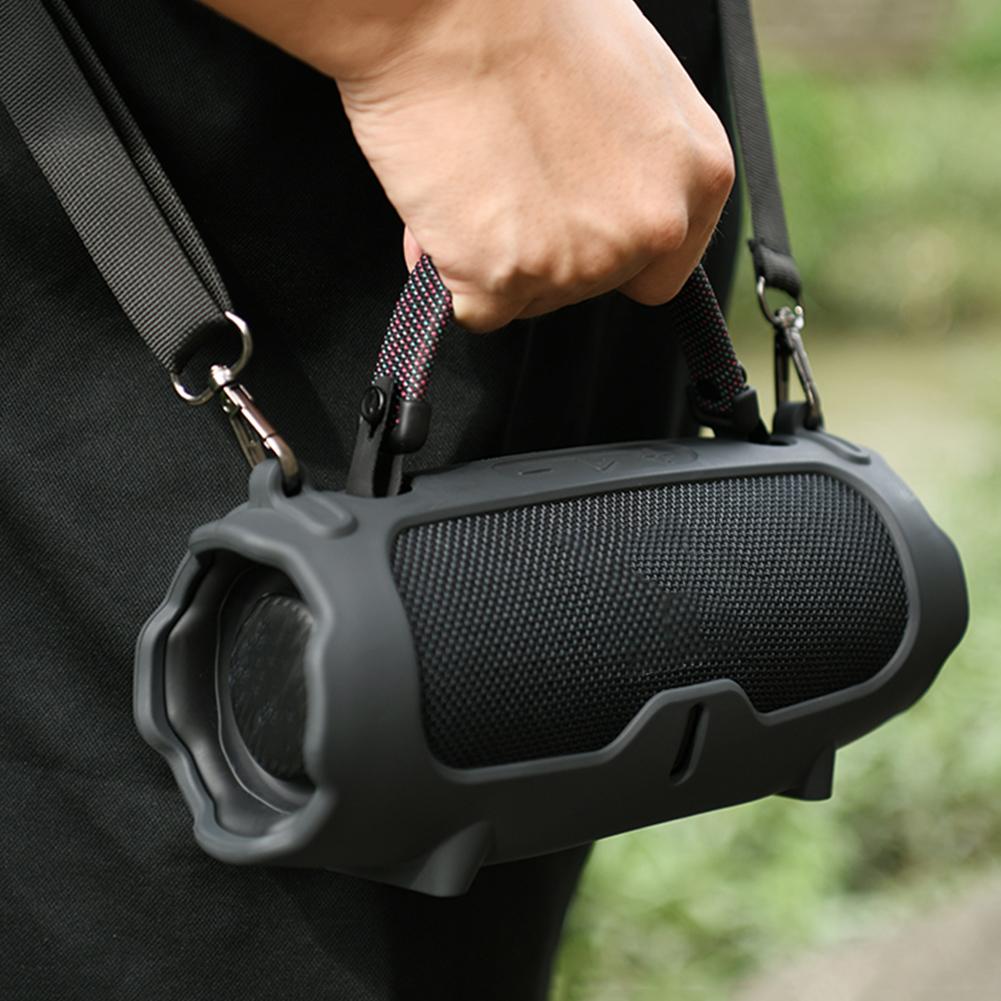 Silikonowe etui z paskiem na ramię Przenośne podróżne miękkie etui Silikonowe etui ochronne Skorupa dla głośnika przenośnego JBL Charge 6