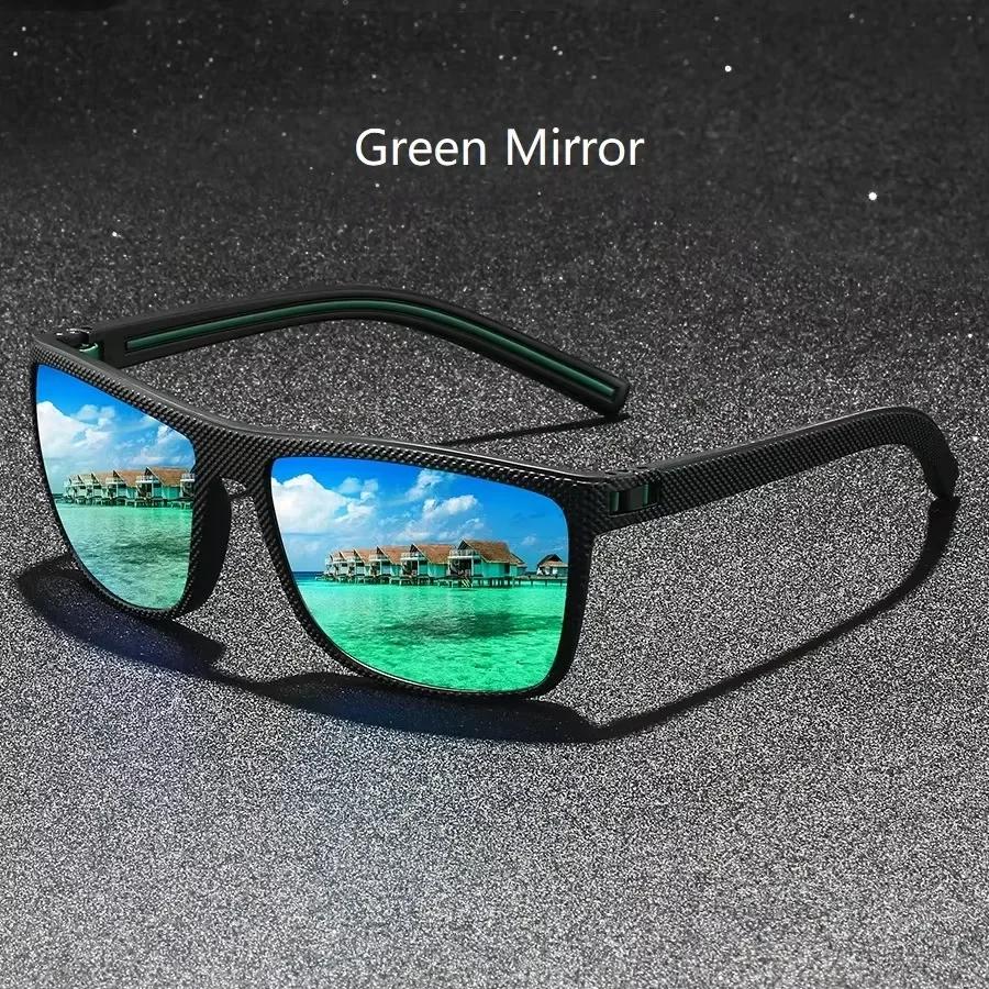 Sunglasses for Men UV400 Protection Lightweight Frame Driving Fishing Golf Square Fashion Sun Glasses Women