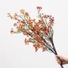 Long Branches Red Berry Bouquet Simulation Decorative Faux Foam Berry Realistic Plastic Fake Flower Bouquets Photography Props