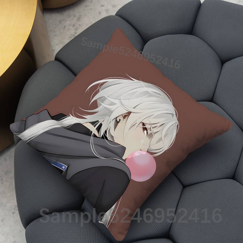 ADWD CCasper Grim A Date With Death Square Cushion Pillow Case Sofa BedroomLiving Room Backrest Multiple Size Washable Covers