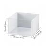 Transparent Acrylic Display Box with Assembled Panels Clear Reptile