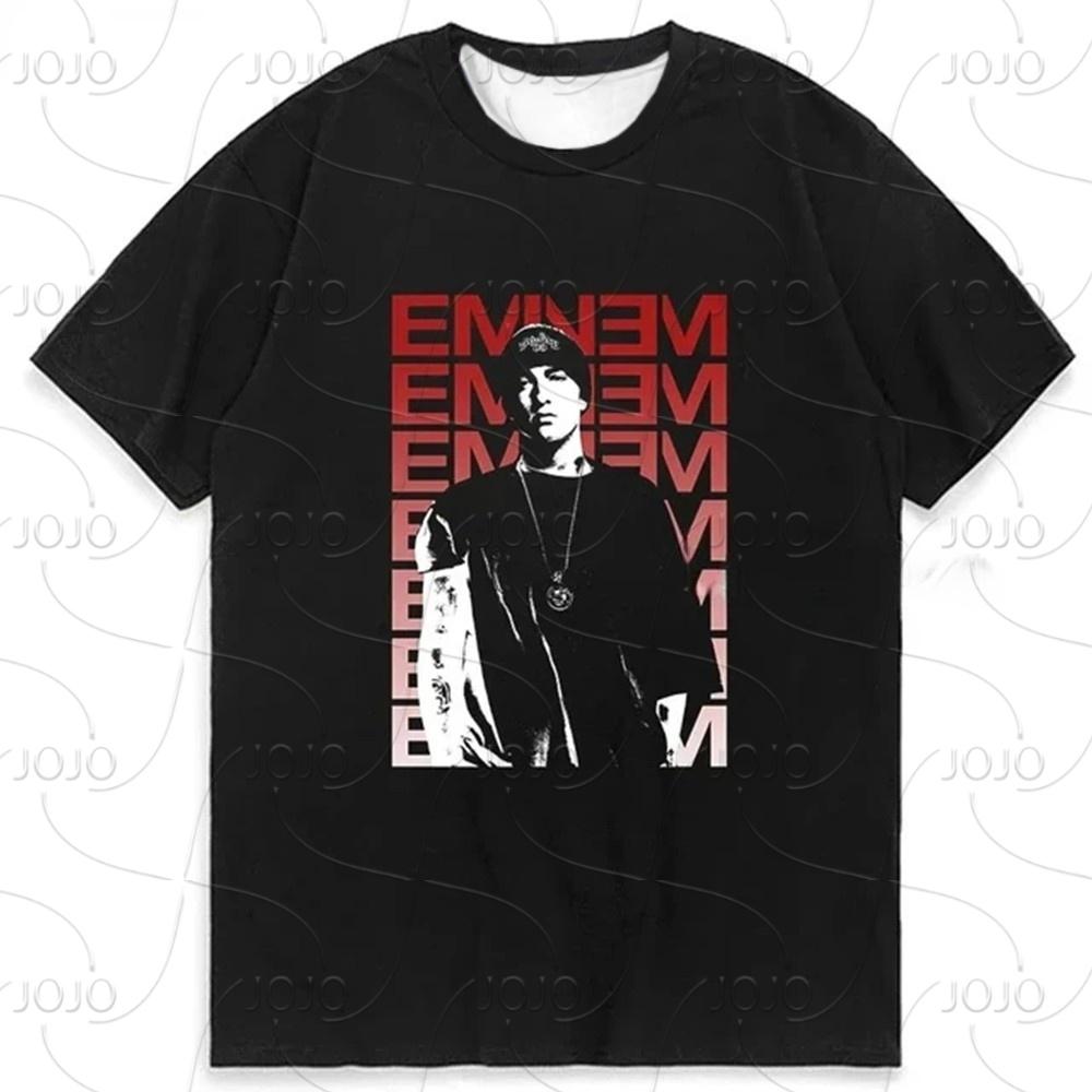 HARDCORE Rapper Eminem T Shirt Women Men Fashion T-shirts Hip Hop Tops Tees Loose Rock Camisetas Boy Tees Summer New Unisex