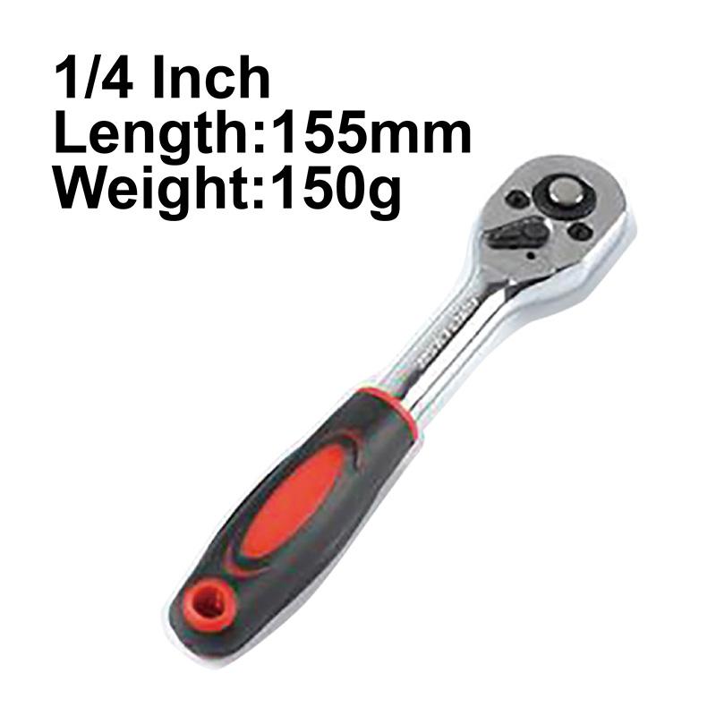 

Professional Drive Click Type Ratcheting 24 Teeth 1/4 3/8 1/2 Torque Ratchet Wrench Snap Socket