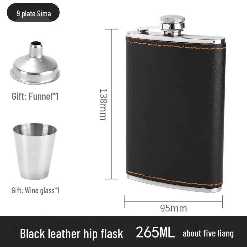 304 Stainless Steel Portable Mini Flask