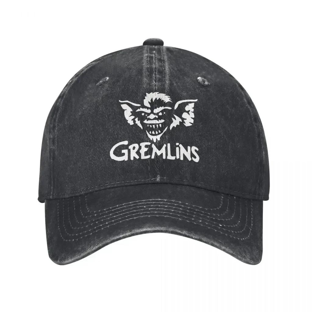 Men Women Cult Horror Gremlinse Movie Film Hats Vintage Distressed Cotton Baseball Cap Adjustable