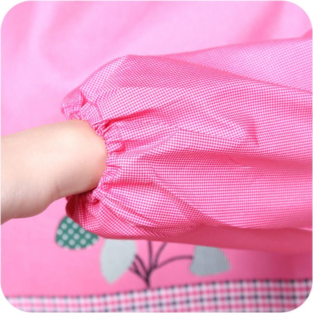 Oil-Proof Long Sleeves Cooking Apron Waterproof Cooking Cover Clothing BBQ Bib Kitchen Apron Home