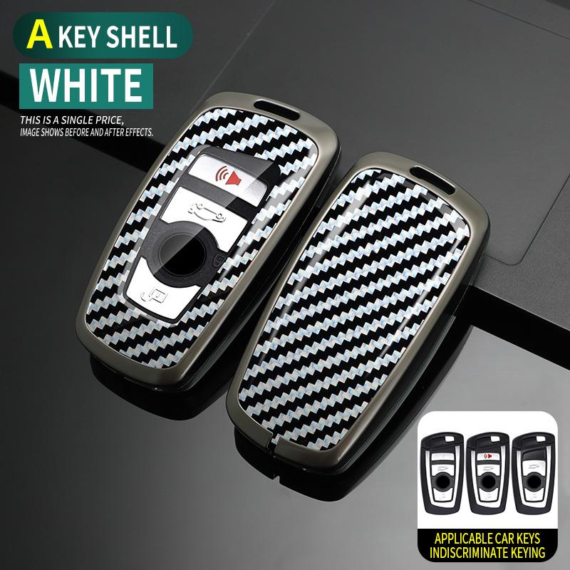 Alloy Car Remote Key Case Cover Protect Shell Bag For BMW 3 4 5 Series 320i 530i 550i F20 F21 F30 F31 F25 F01 F02 X1 X3 X4 X5 X6