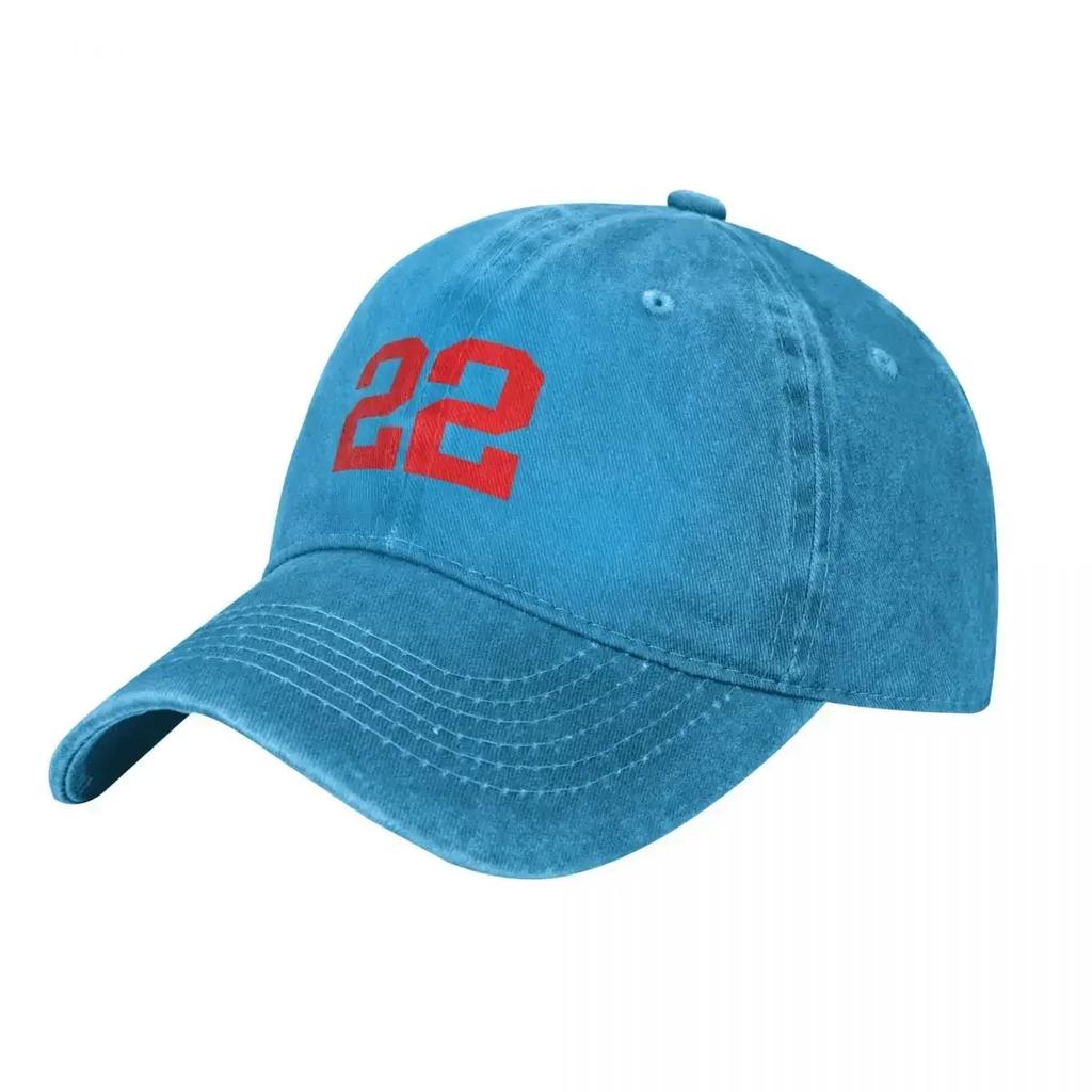 Red 22 Simply the number twenty two on shirts and stuff. Baseball Cap Visor Kids Hat tea Hat Caps Male Women's