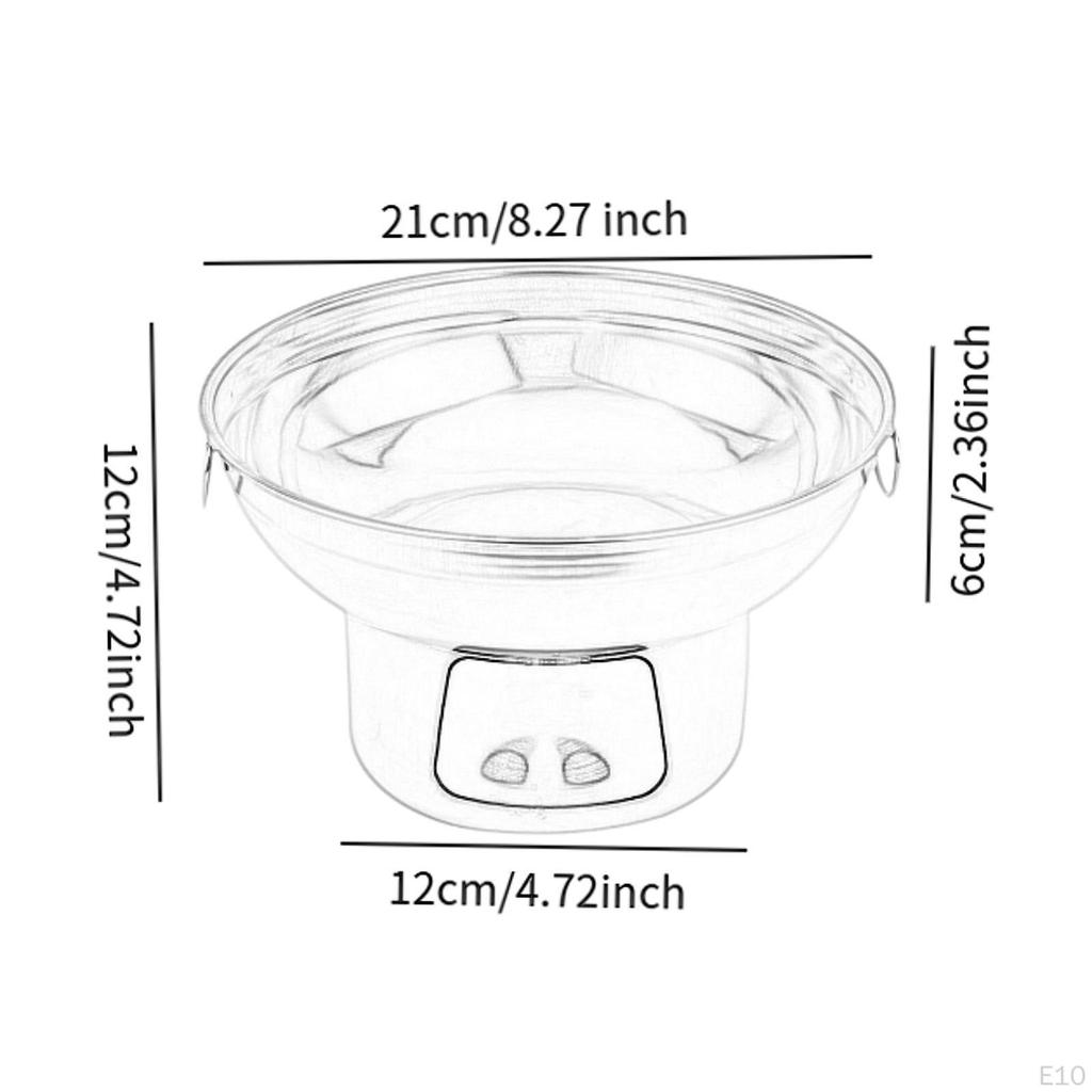 Oală de camping pentru exterior cu două mânere fără capac Thai portabilă shabu pentru bucătărie