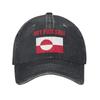 Baseball Cap Flag Of Greenland NOT FOR SALE Spring Y2k Cool Trucker Hat  WomenUnisex Design Outdoor Sports Sun Visor Baseball Caps