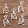 12-Color Resin Fish Pendant: 23x52MM DIY Transparent Ornament